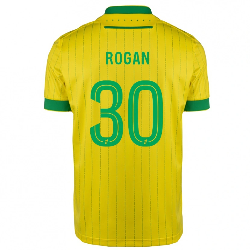 Danxen Men Manja Rogan #30 Yellow Green Home Jersey 2025/26 T-Shirt