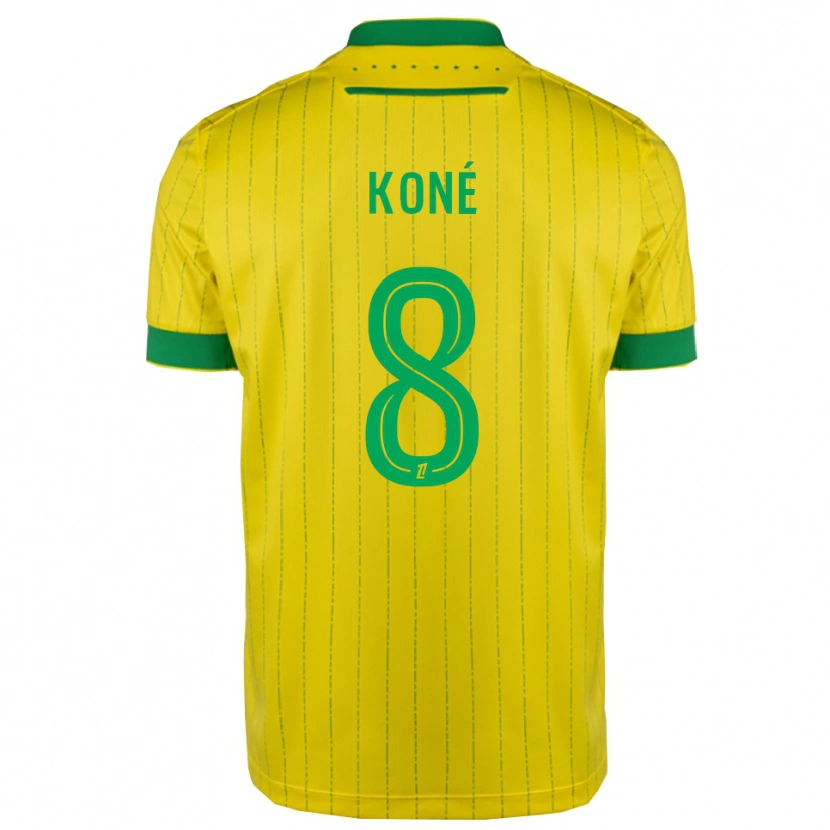 Danxen Men Kassoum Koné #8 Yellow Green Home Jersey 2025/26 T-Shirt