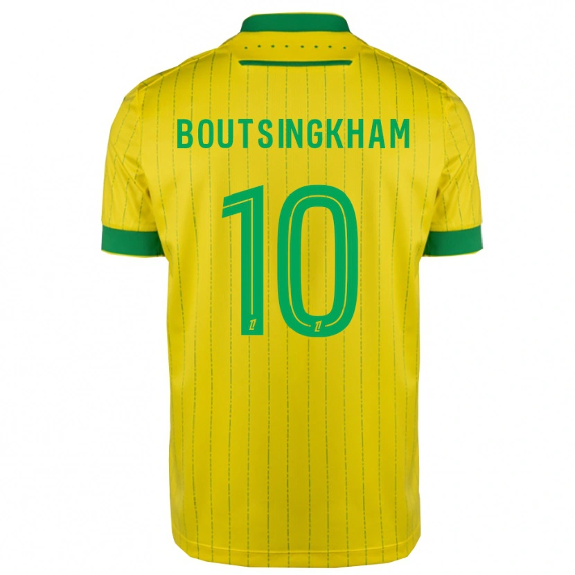 Danxen Men Hugo Boutsingkham #10 Yellow Green Home Jersey 2025/26 T-Shirt
