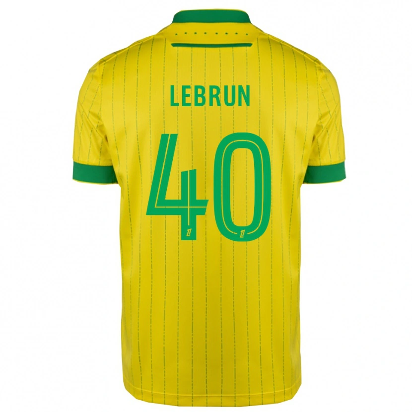 Danxen Men Lisa Lebrun #40 Yellow Green Home Jersey 2025/26 T-Shirt