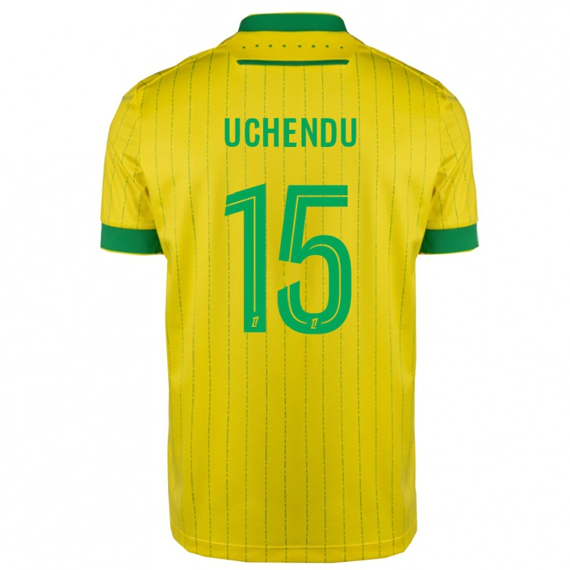 Danxen Men Chinaza Uchendu #15 Yellow Green Home Jersey 2025/26 T-Shirt