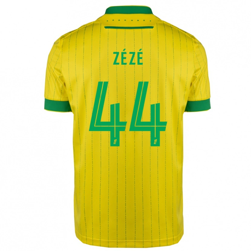 Danxen Men Nathan Zézé #44 Yellow Green Home Jersey 2025/26 T-Shirt