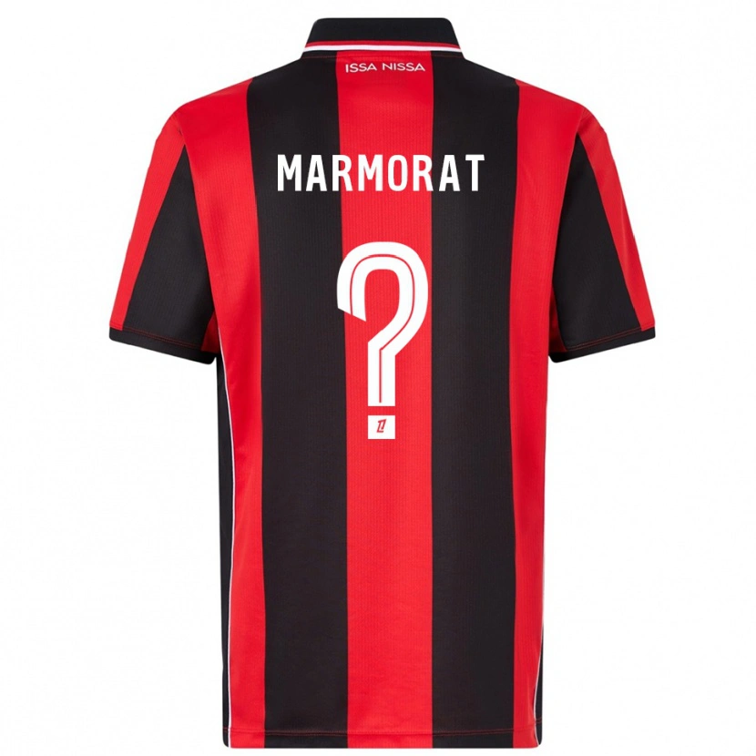 Danxen Men Mathéo Marmorat #0 Red Black Home Jersey 2025/26 T-Shirt