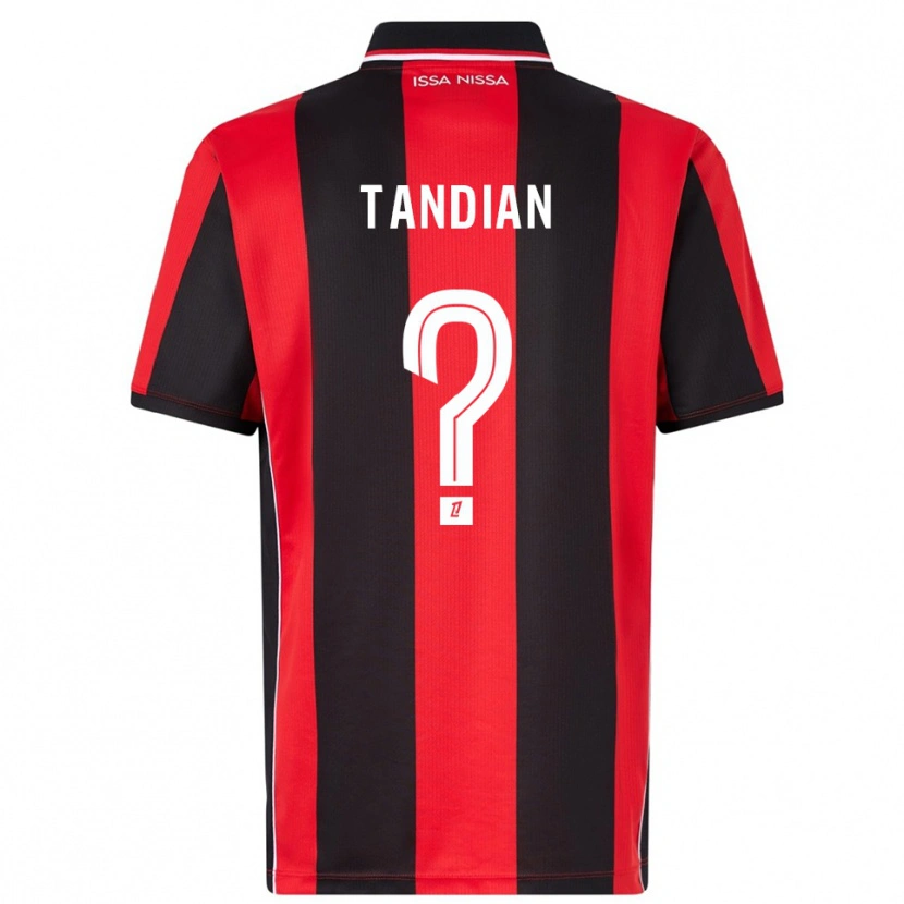 Danxen Men Elage Tandian #0 Red Black Home Jersey 2025/26 T-Shirt