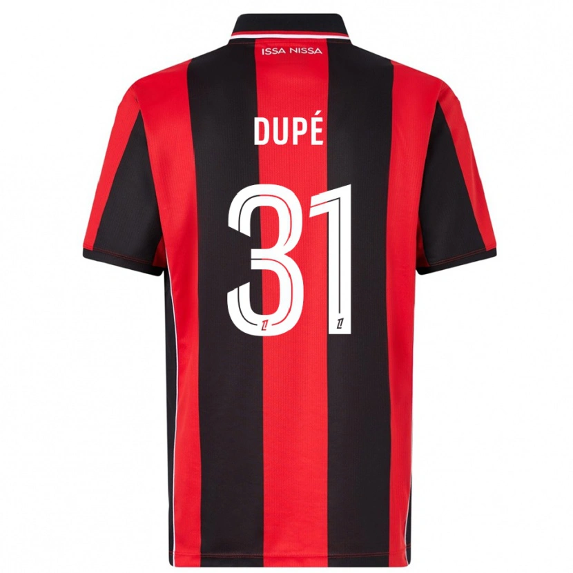 Danxen Men Maxime Dupé #31 Red Black Home Jersey 2025/26 T-Shirt
