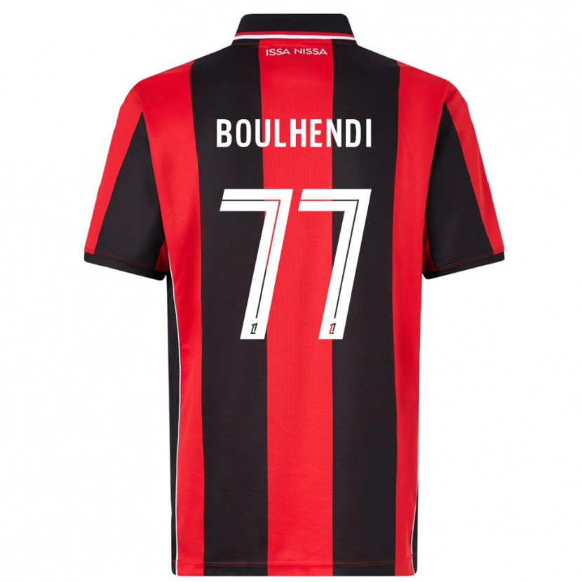 Danxen Men Teddy Boulhendi #77 Red Black Home Jersey 2025/26 T-Shirt