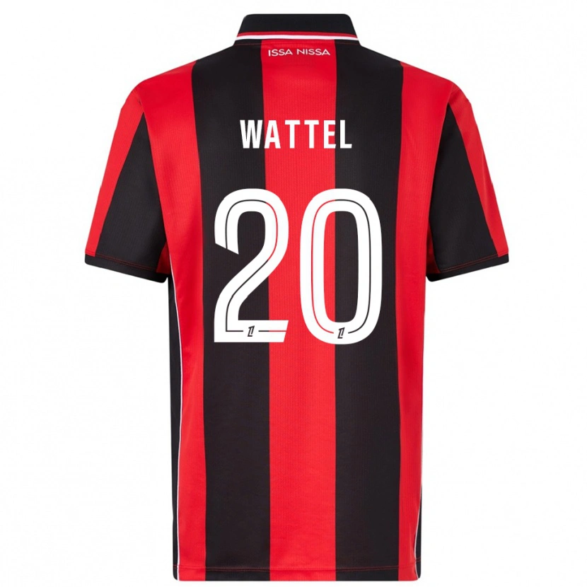 Danxen Men Sami Wattel #20 Red Black Home Jersey 2025/26 T-Shirt