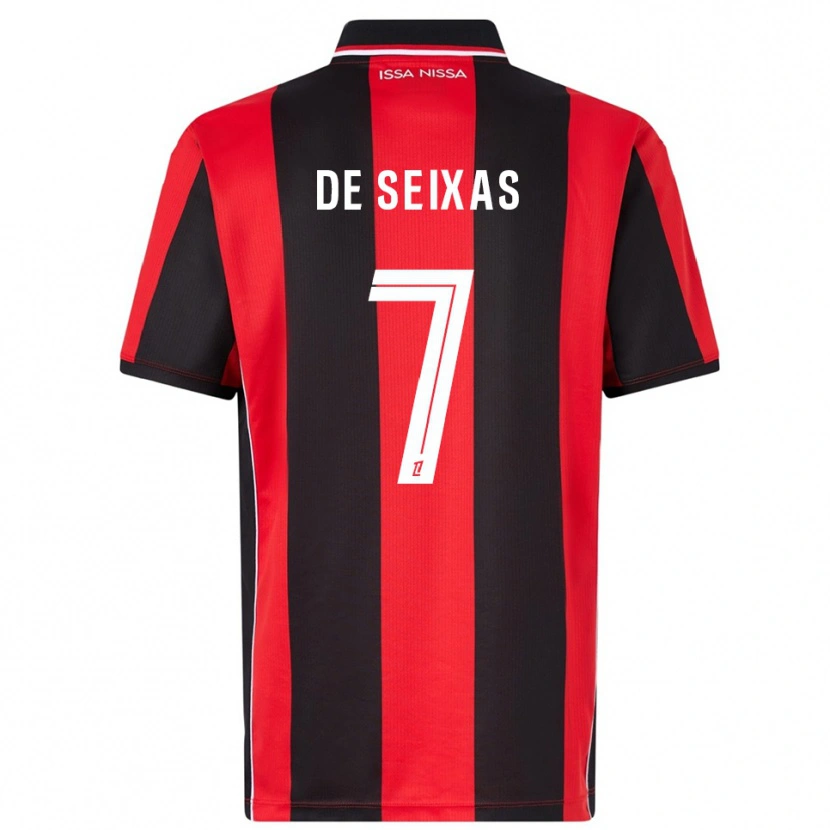 Danxen Men Morgane De Seixas #7 Red Black Home Jersey 2025/26 T-Shirt