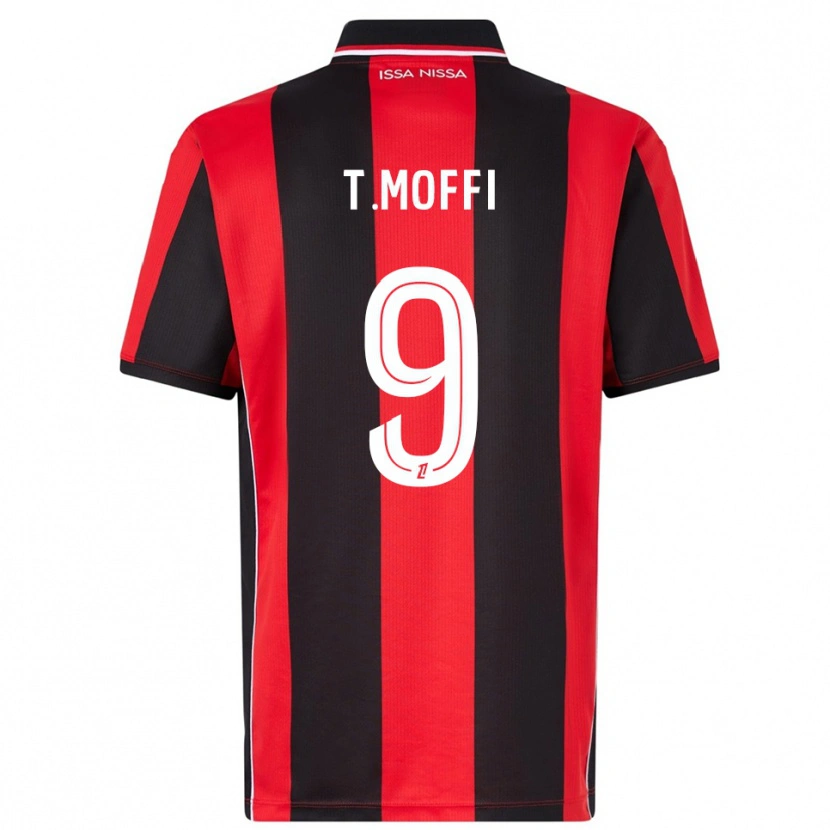 Danxen Men Terem Moffi #9 Red Black Home Jersey 2025/26 T-Shirt