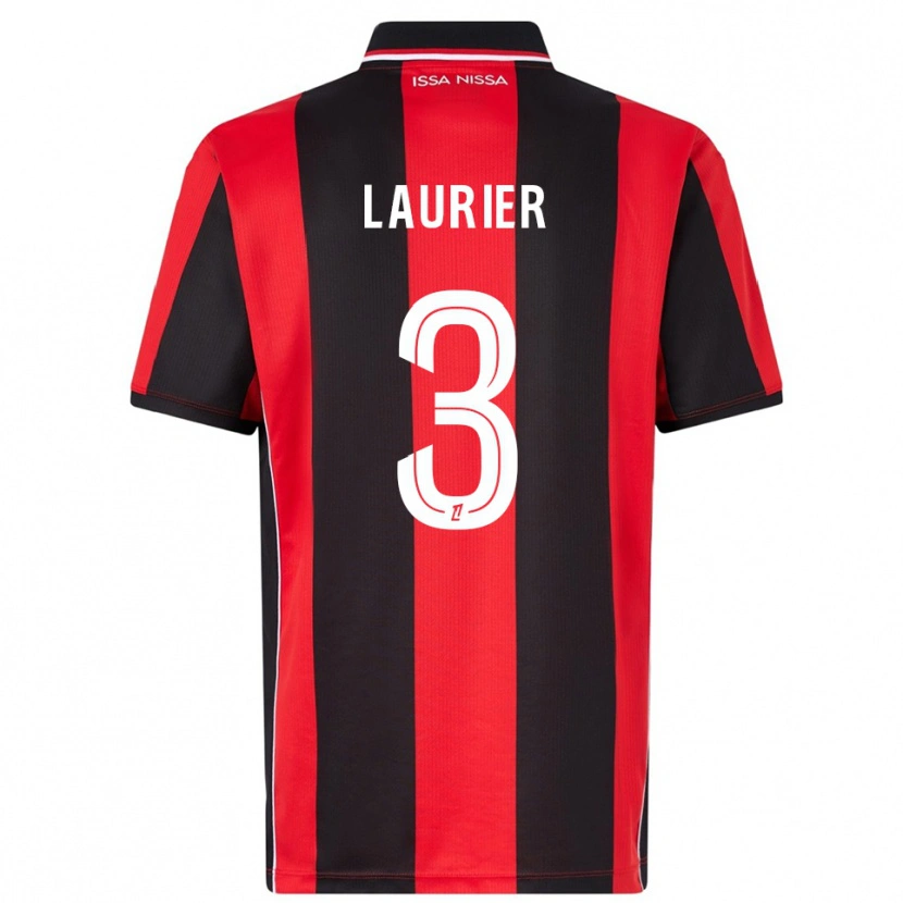 Danxen Men Estelle Laurier #3 Red Black Home Jersey 2025/26 T-Shirt