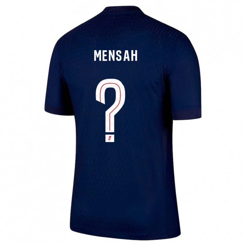 Danxen Men Isaac Mensah #0 Navy Red Home Jersey 2025/26 T-Shirt