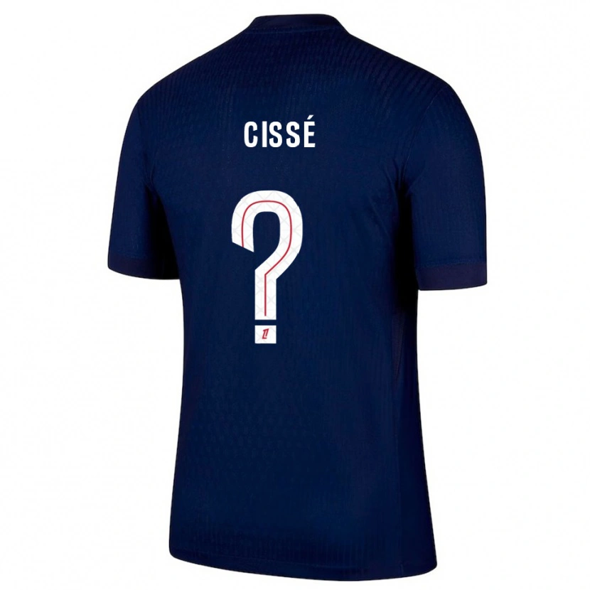 Danxen Men Mory Cissé #0 Navy Red Home Jersey 2025/26 T-Shirt
