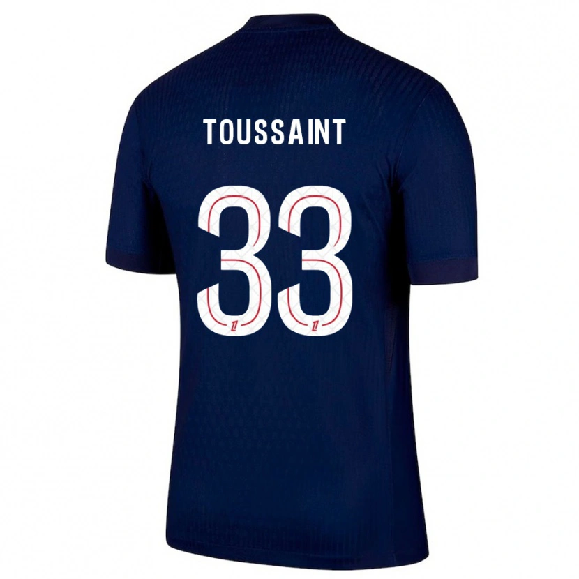 Danxen Men Océane Toussaint #33 Navy Red Home Jersey 2025/26 T-Shirt