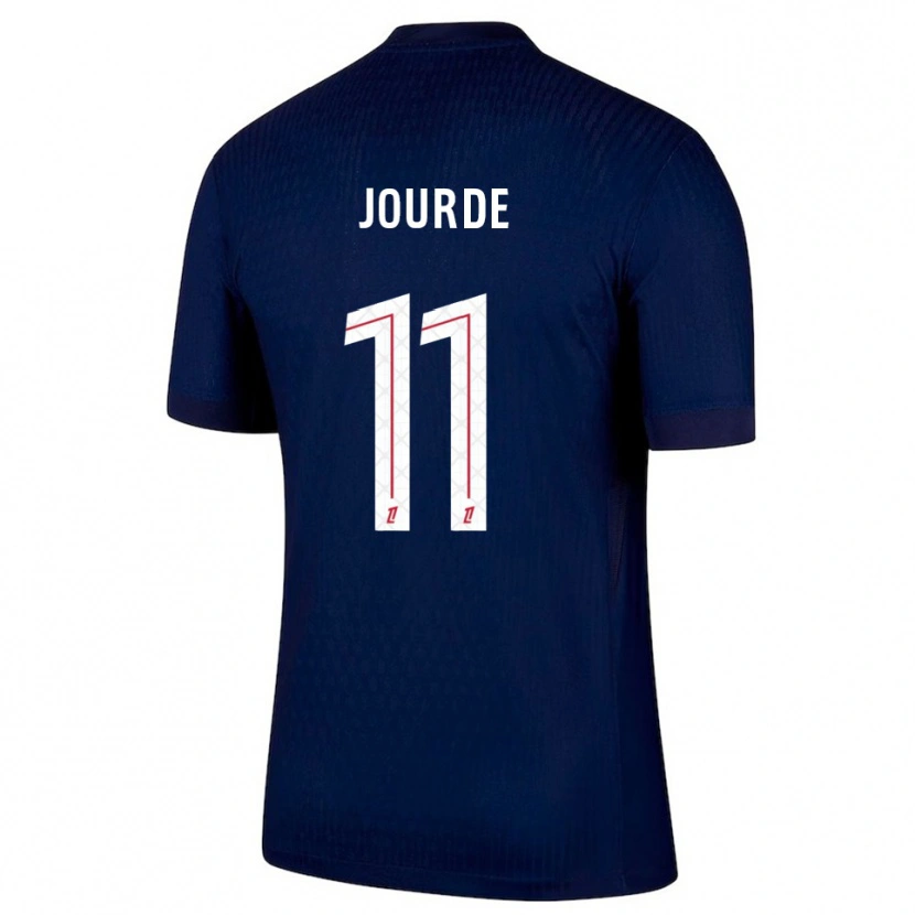 Danxen Men Florianne Jourde #11 Navy Red Home Jersey 2025/26 T-Shirt