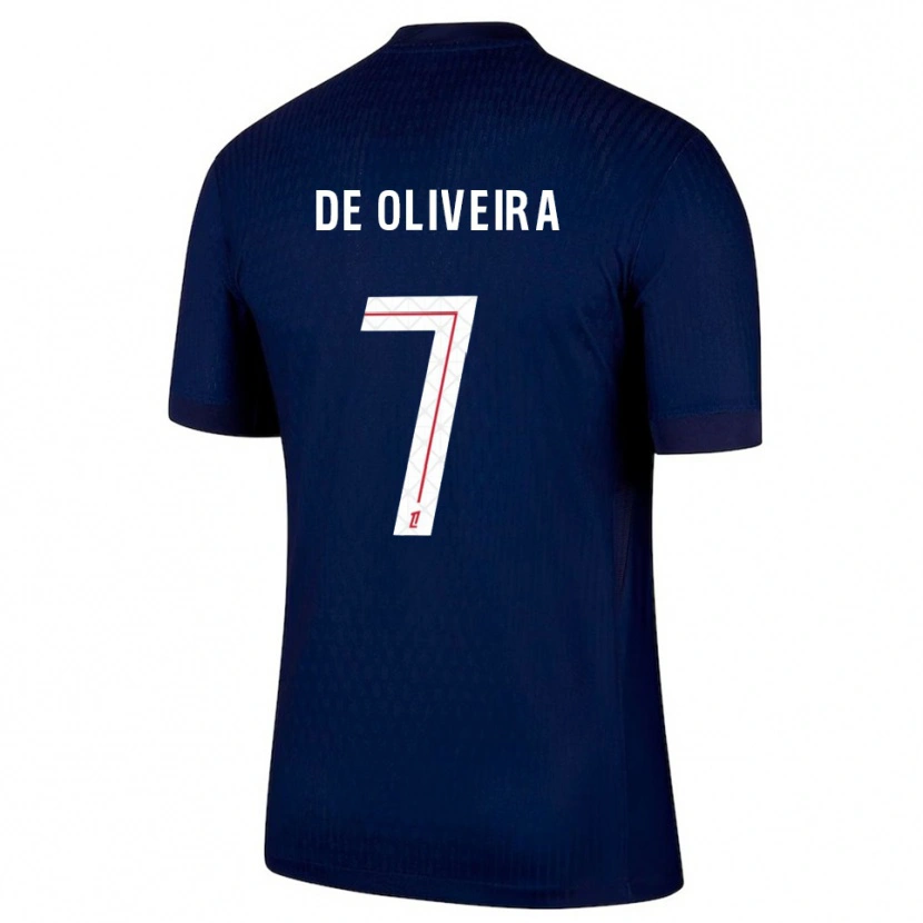 Danxen Men Mathieu De Oliveira #7 Navy Red Home Jersey 2025/26 T-Shirt