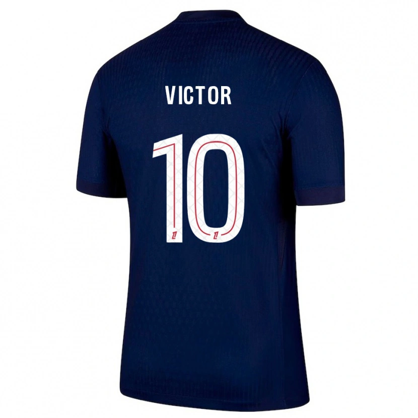 Danxen Men Ayrton Victor #10 Navy Red Home Jersey 2025/26 T-Shirt