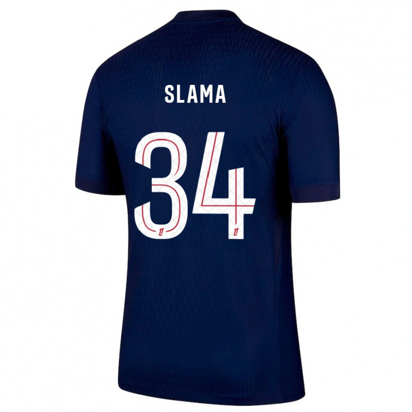 Danxen Men Wassim Slama #34 Navy Red Home Jersey 2025/26 T-Shirt