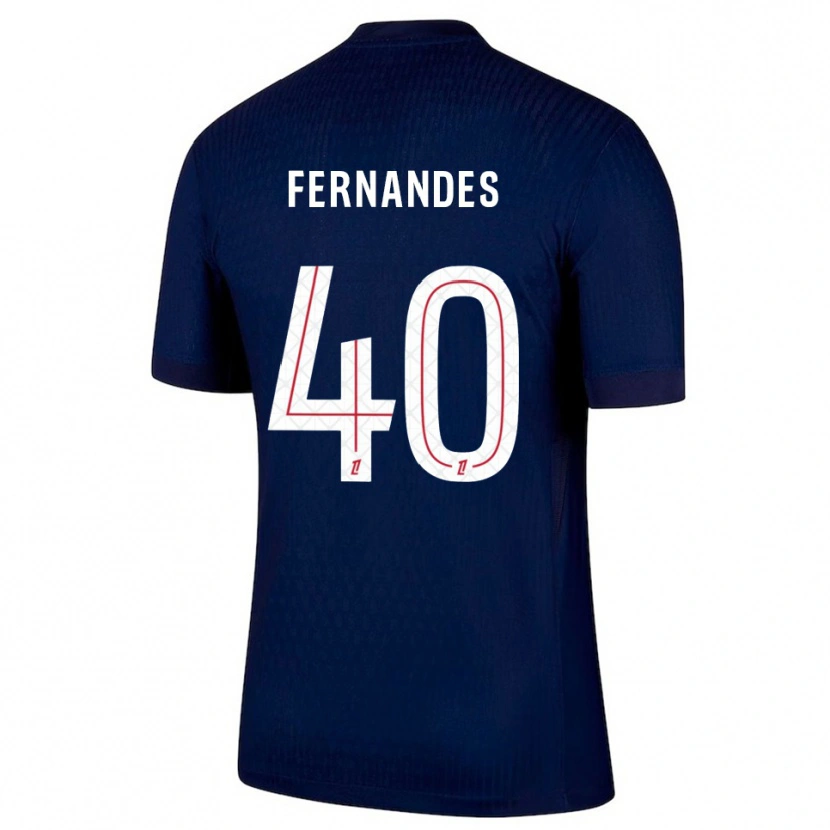 Danxen Men Alyssa Fernandes #40 Navy Red Home Jersey 2025/26 T-Shirt