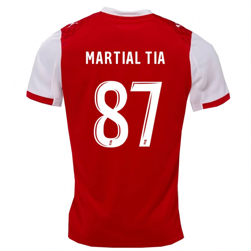 Danxen Men Ange Martial Tia #87 Red White Home Jersey 2025/26 T-Shirt