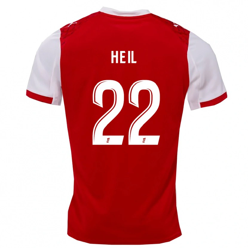 Danxen Men Manon Heil #22 Red White Home Jersey 2025/26 T-Shirt
