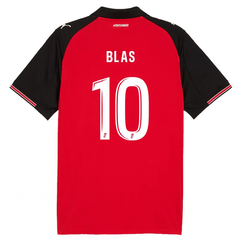 Danxen Men Ludovic Blas #10 Red Black Home Jersey 2025/26 T-Shirt
