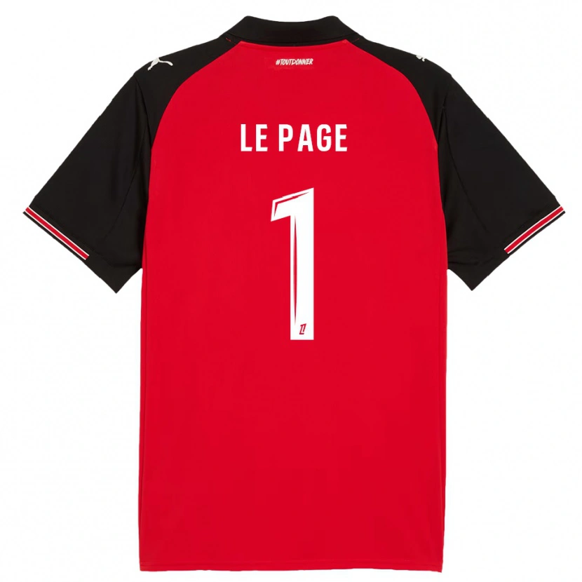 Danxen Men Noé Le Page #1 Red Black Home Jersey 2025/26 T-Shirt
