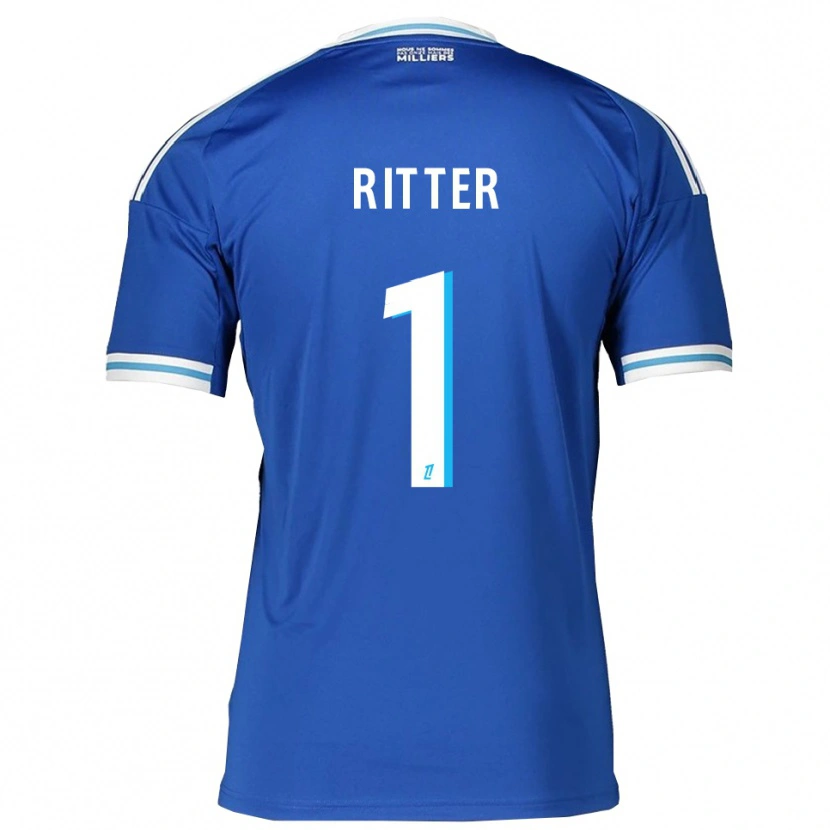 Danxen Men Maxime Ritter #1 Blue White Home Jersey 2025/26 T-Shirt