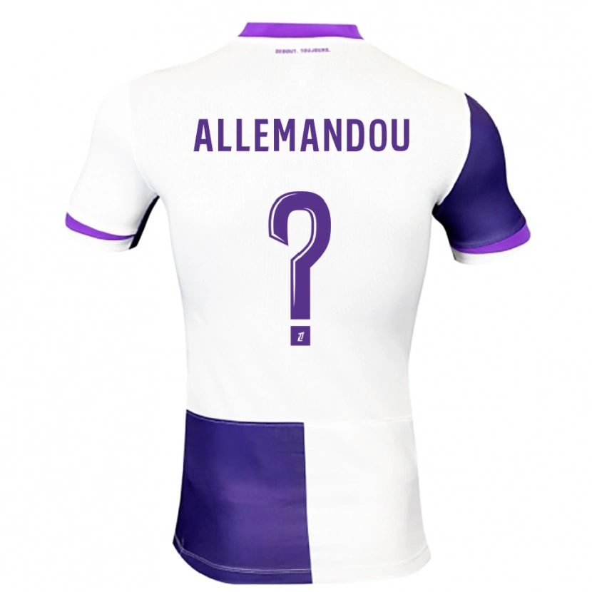 Danxen Men Teddy Allemandou #0 Purple White Home Jersey 2025/26 T-Shirt