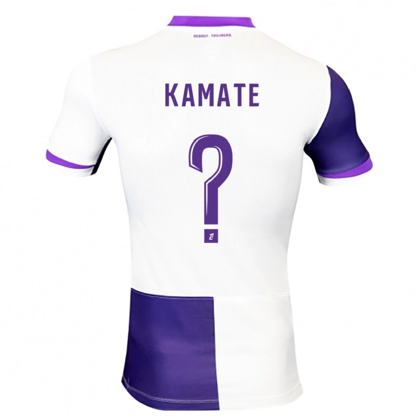 Danxen Men Ali Kamate #0 Purple White Home Jersey 2025/26 T-Shirt