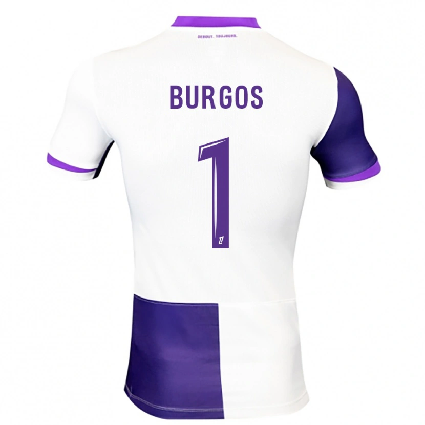 Danxen Men Diego Burgos #1 Purple White Home Jersey 2025/26 T-Shirt
