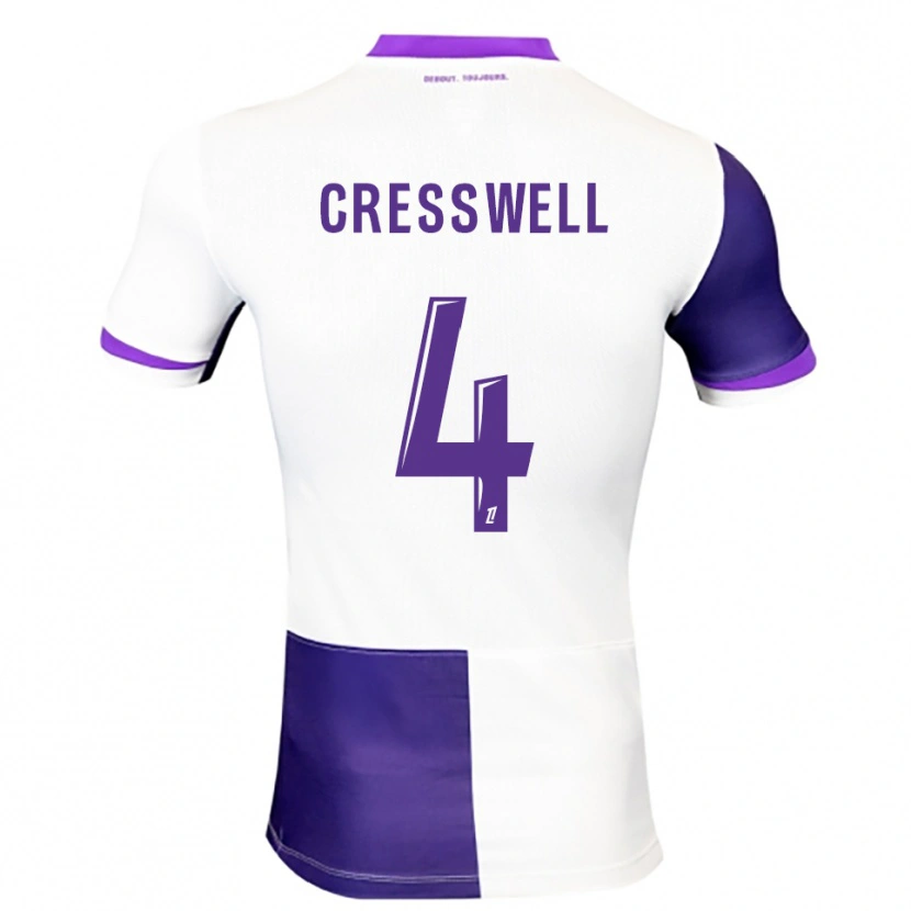 Danxen Men Charlie Cresswell #4 Purple White Home Jersey 2025/26 T-Shirt