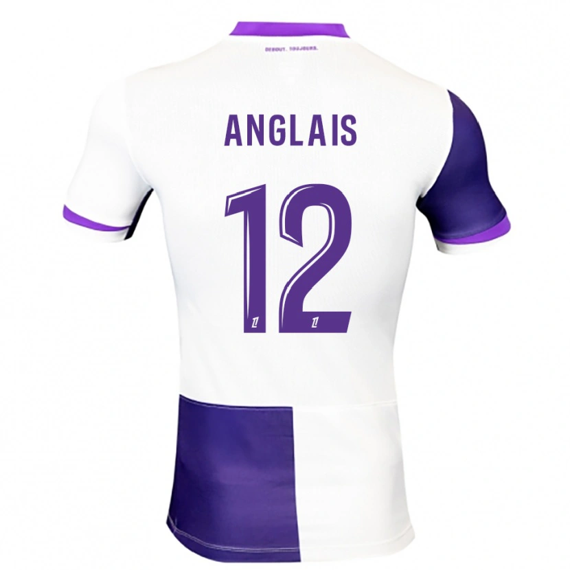 Danxen Men Anaëlle Anglais #12 Purple White Home Jersey 2025/26 T-Shirt