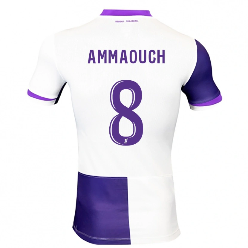 Danxen Men Aymen Amaaouch #8 Purple White Home Jersey 2025/26 T-Shirt
