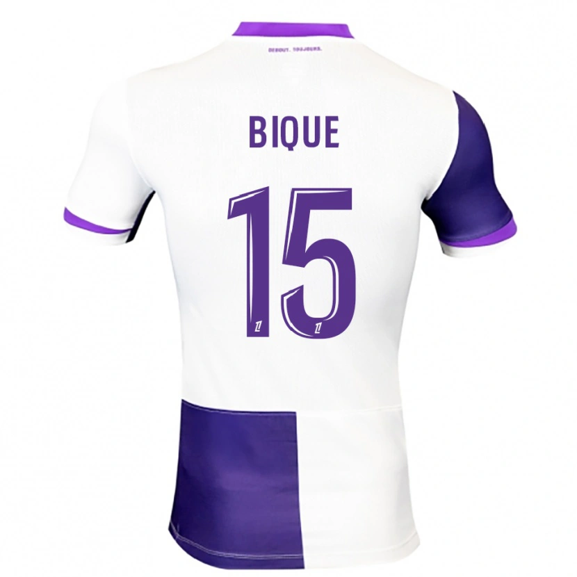Danxen Men Darren Bique #15 Purple White Home Jersey 2025/26 T-Shirt