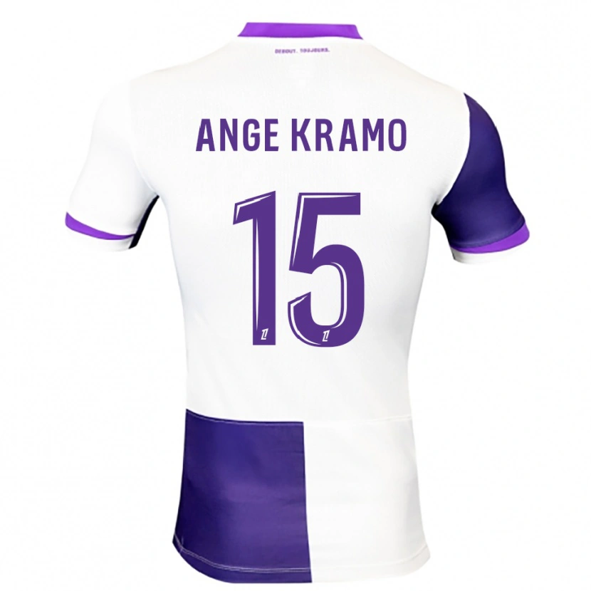 Danxen Men Marie Ange Kramo #15 Purple White Home Jersey 2025/26 T-Shirt