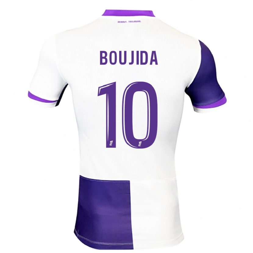 Danxen Men Hamza Boujida #10 Purple White Home Jersey 2025/26 T-Shirt
