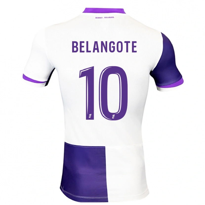 Danxen Men Aël Belangote #10 Purple White Home Jersey 2025/26 T-Shirt