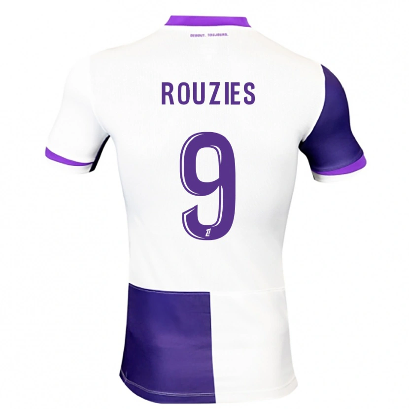 Danxen Men Manon Rouzies #9 Purple White Home Jersey 2025/26 T-Shirt