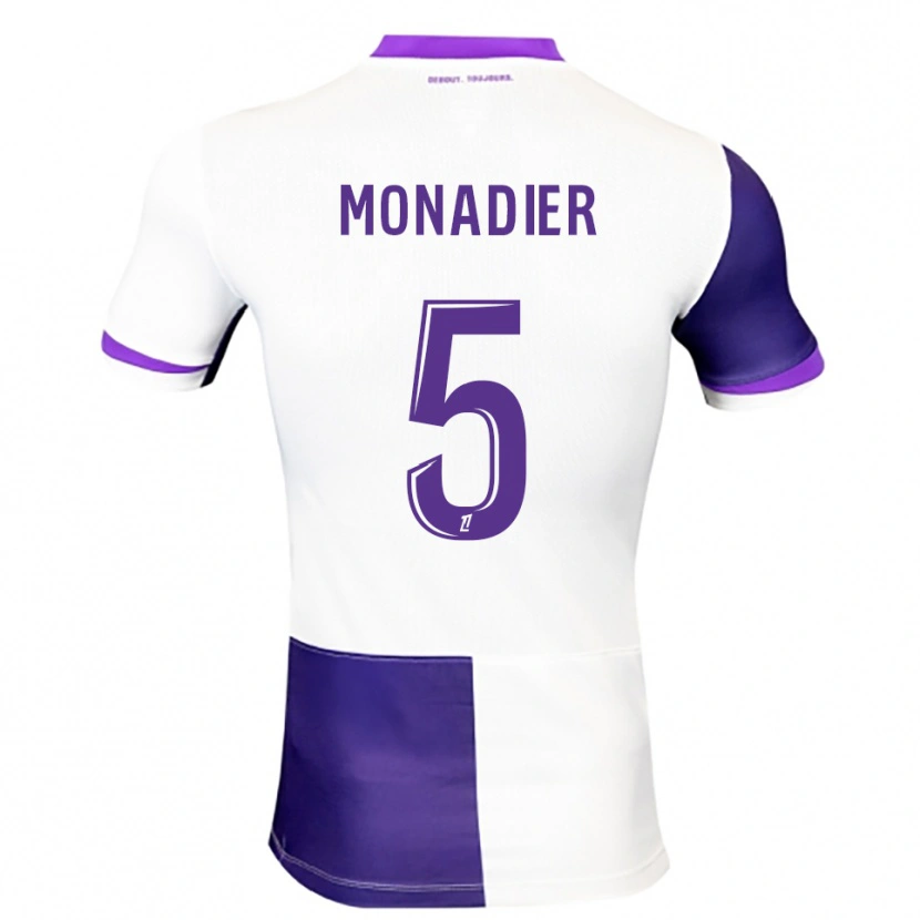 Danxen Men Pauline Monadier #5 Purple White Home Jersey 2025/26 T-Shirt
