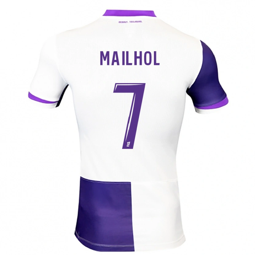 Danxen Men Luca Mailhol #7 Purple White Home Jersey 2025/26 T-Shirt