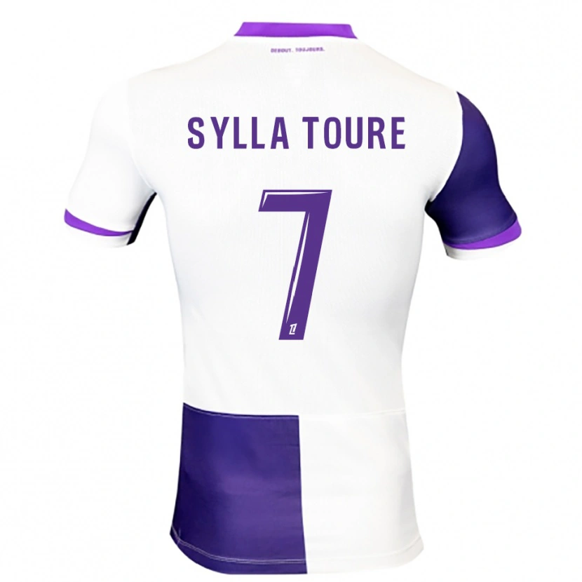 Danxen Men Ismael Sylla Touré #7 Purple White Home Jersey 2025/26 T-Shirt