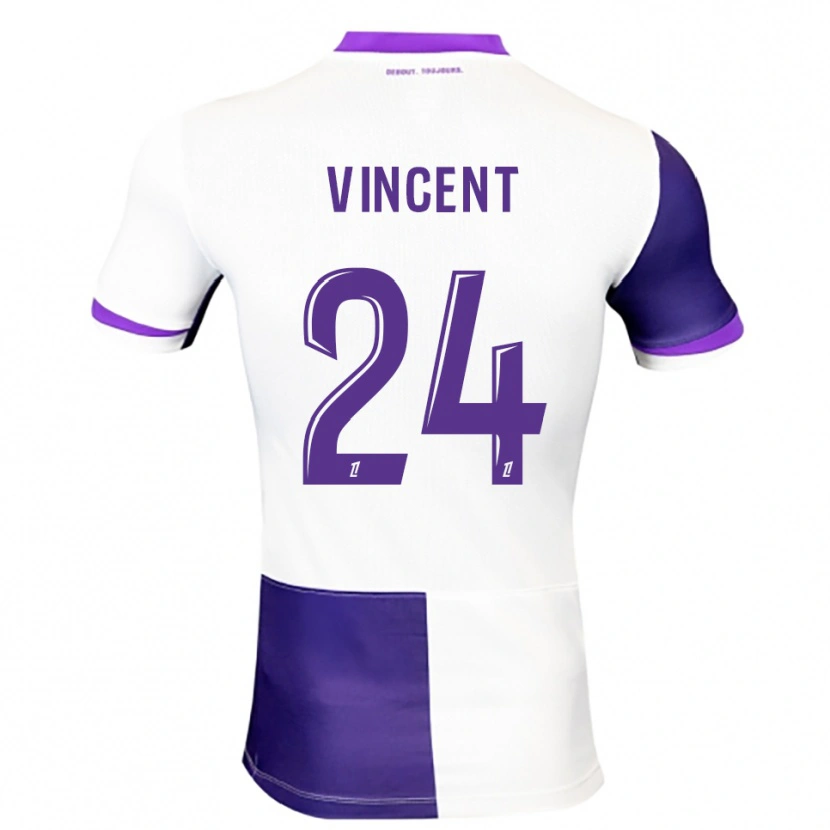 Danxen Men Magalie Vincent #24 Purple White Home Jersey 2025/26 T-Shirt