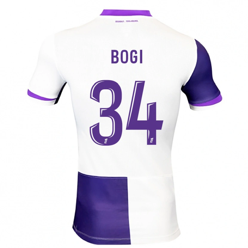 Danxen Men Fiona Bogi #34 Purple White Home Jersey 2025/26 T-Shirt