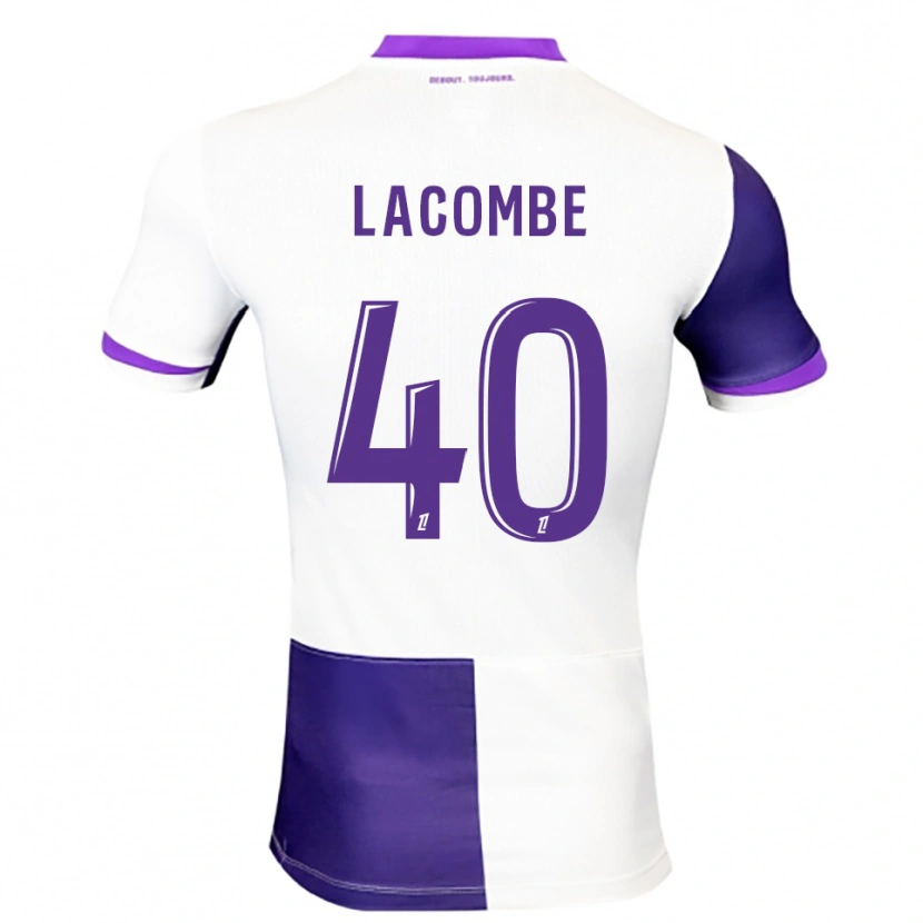 Danxen Men Justin Lacombe #40 Purple White Home Jersey 2025/26 T-Shirt