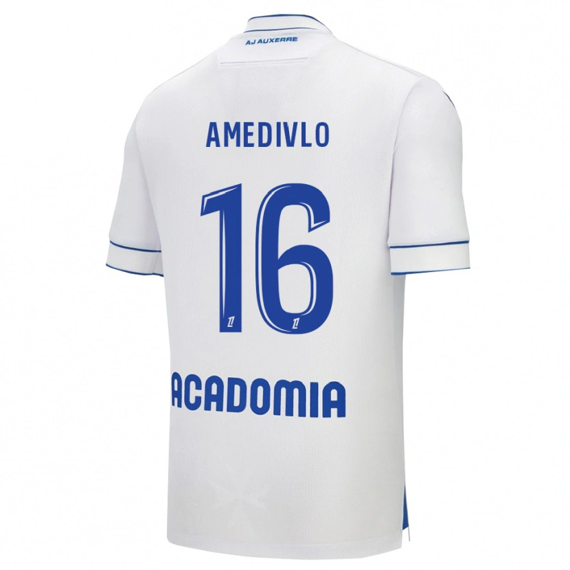 Danxen Men Rayann Amedivlo #16 White Blue Home Jersey 2025/26 T-Shirt