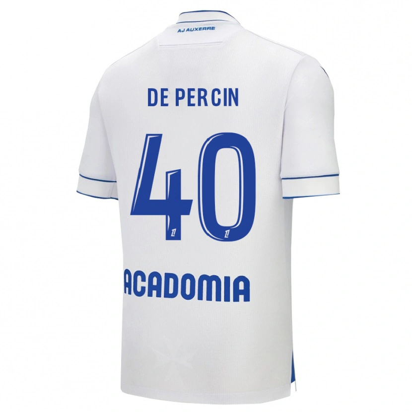 Danxen Men Théo De Percin #40 White Blue Home Jersey 2025/26 T-Shirt
