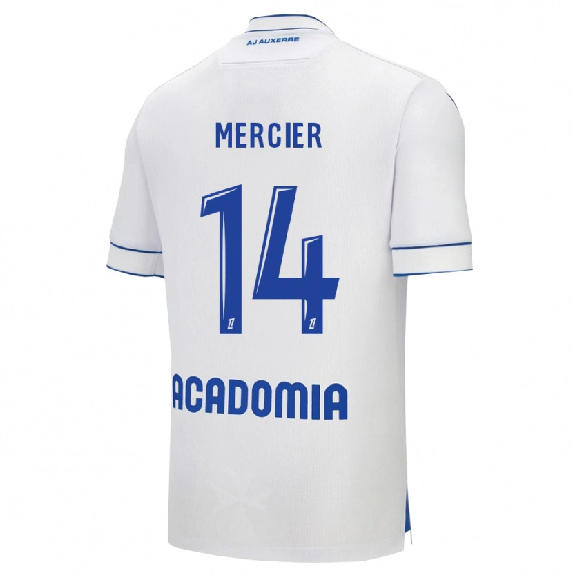 Danxen Men Nicolas Mercier #14 White Blue Home Jersey 2025/26 T-Shirt
