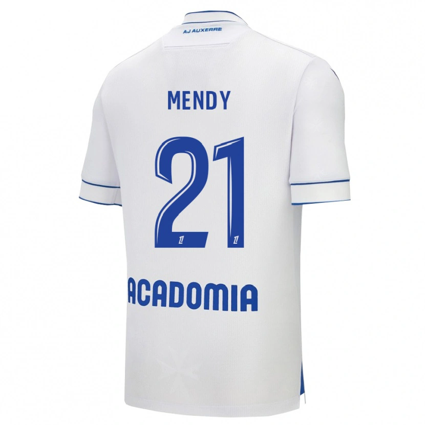 Danxen Men Tony Mendy #21 White Blue Home Jersey 2025/26 T-Shirt