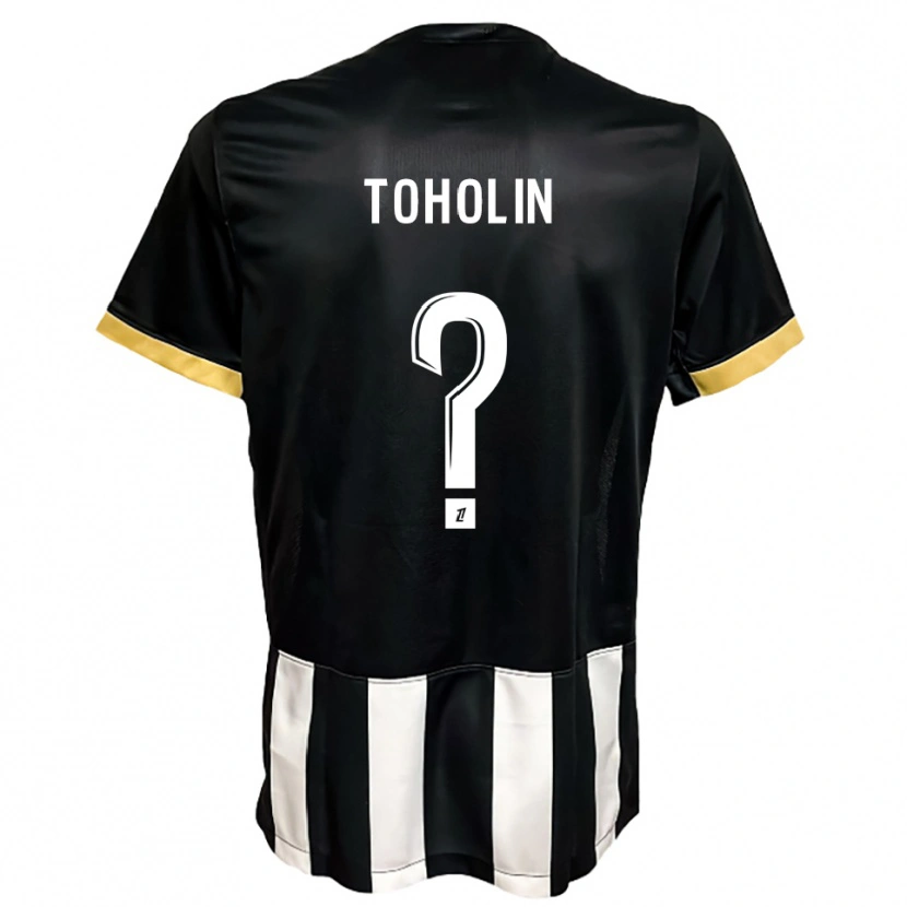 Danxen Men Haris Toholin #0 Black  White Home Jersey 2025/26 T-Shirt