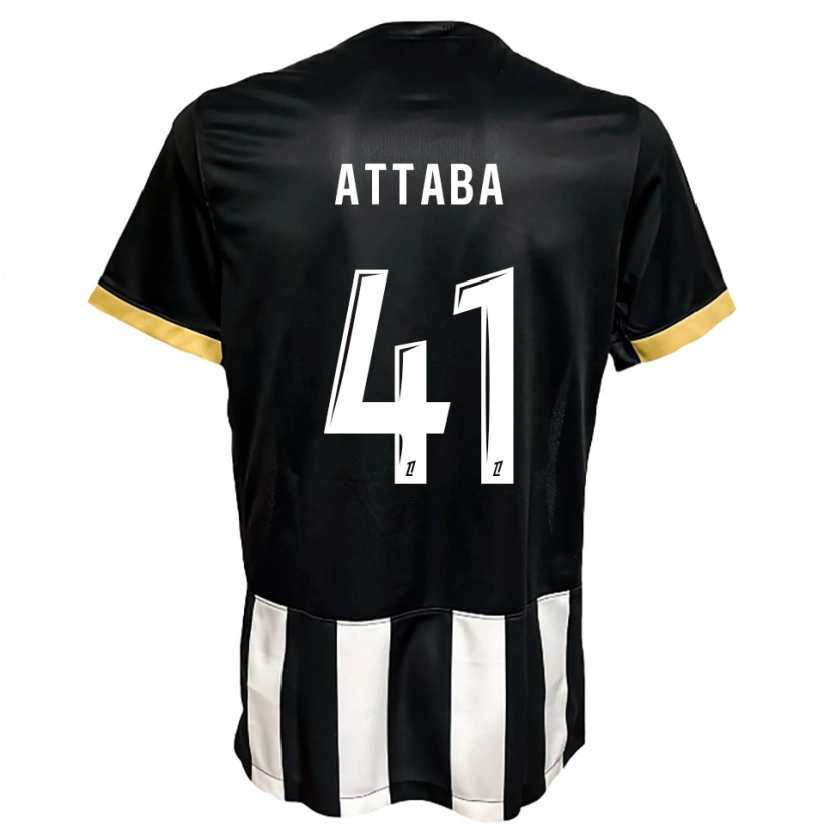 Danxen Men Sofian Attaba #41 Black  White Home Jersey 2025/26 T-Shirt